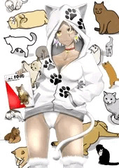 朝起きたら飼い猫が黒ギャルになっていました・・・