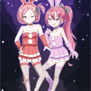 ルーシアとロゼッタ　サンタバニーコス