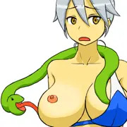 へびがペロペロ