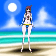 飛梅ちゃんの水着