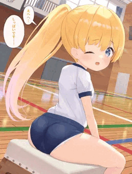 とび箱失敗ブルマっ子