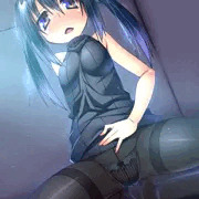 たてセタ黒ストたくしあげ蹲踞夢さん