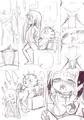 ケベスベス×グルグルガールズのラフ五枚