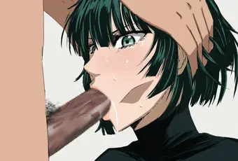 フブキ口内射精gif