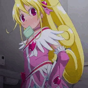変身中急に生理が来たマナちゃん