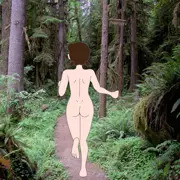 ヌードで駆けぬけるしずかちゃん(笑)