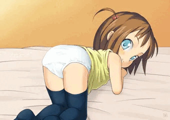 後ろからパンツをいたずら