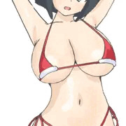 クリスマスビキニのトリスタ