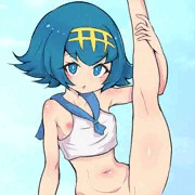 I字スイレンちゃん　ちらり