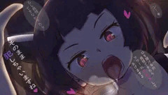 強引に舌で口をこじ開けようとするきりたん