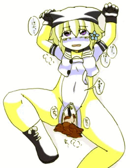 戦闘不能復帰直後のつぐみ嬢