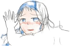 事中の赤ら顔五月雨ちゃん