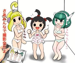 太鼓の達人の女の子の撮影会