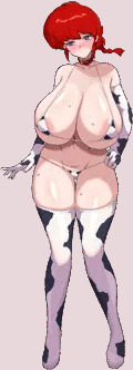 【Skeb】爆乳らんまちゃん、エロビキニもまんざらでもない
