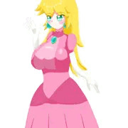 ピーチ姫と触手服
