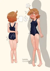 矢吹可奈　スク水