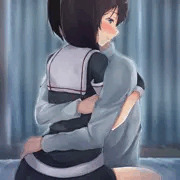 対面座位の時雨ちゃん