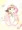 魔法が解けかけてるのに気付いてない女の子