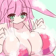自分のデカパイに悩む保育士兎娘ちゃん