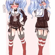 天津風の服ルリルリ