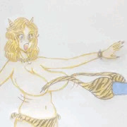 鬼ヶ島の鬼娘さん