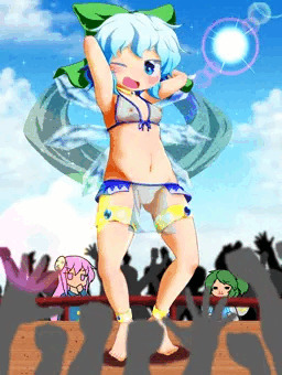 Skeb：踊りチルノ