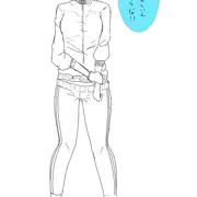 どエロな落書きに使われるているキャラデザ『ラフ』