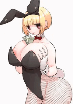 金髪ボブ娘バニー