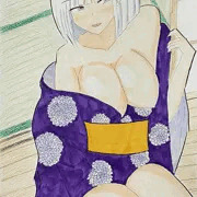 縁側の鍾馗さん