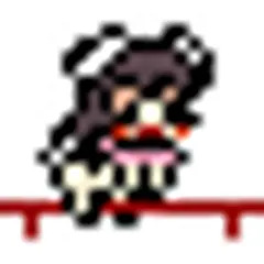 こすってゐる