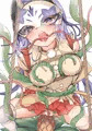 敗北の退魔巫女、桔梗