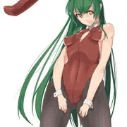 赤バニー