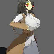 那間江ちゃんの胸の中で棒が前後に動くだけ