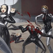 Atomic heart twins vs nuns | 原子心双子vs修道女