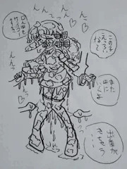 待機中に襲われる永峰ちゃん