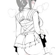 律子落描き