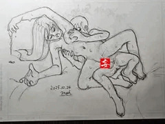 背後から乳揉み画2025-10-24