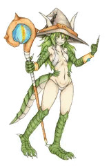 陰気な竜人魔女