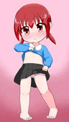 新キャラちゃん上下露出からのざーめんぱんつ