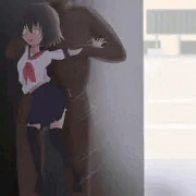 校庭裏で