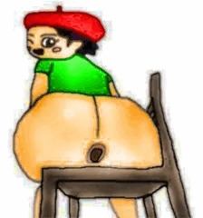 Adeleine Poops On Top Of The Chair