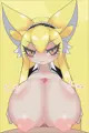 金髪狐耳巨乳ちゃんのパイズリゲームつくりました。