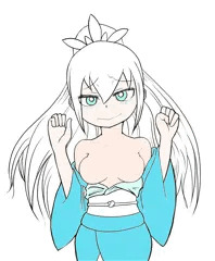 描きかけふぶき姫