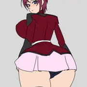 ルナマリアにスカートめくり尻揉み