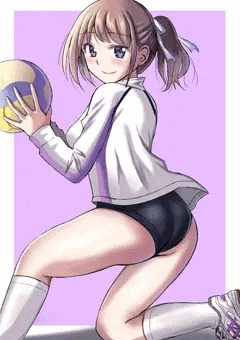ポニーテールと体操着④