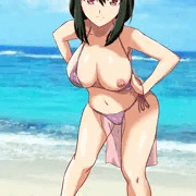 SPY×FAMILYのヨルさん海辺でハレンチ