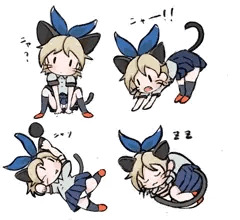 深夜廻のハルちゃんをにゃんにゃん