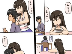 リビングで