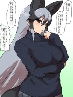 爆☆弾Tシャツを期待してるギンギツネ