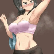 藤吉晴美の腋汗